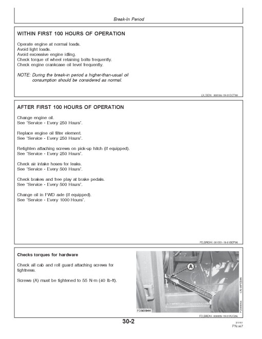 John Deere 3210X, 3310X and 3410X Tractors (SN: up to 099999, Europe) Operators Manual (RT6005023117)