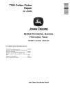 John Deere 7760 (SN. up to 039000) Cotton Pickers Repair Manual (TM100019)