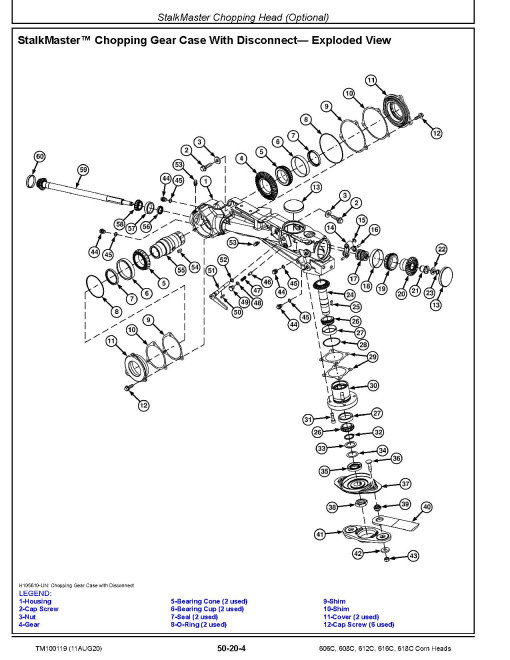 John Deere 606C, 608C, 612C, 616C and 618C Corn Heads (SN. up to 785000) Repair Manual (TM100119) John Deere 606C, 608C, 612C, 616C and 618C Corn Heads (SN. up to 785000) Repair Manual (TM100119)