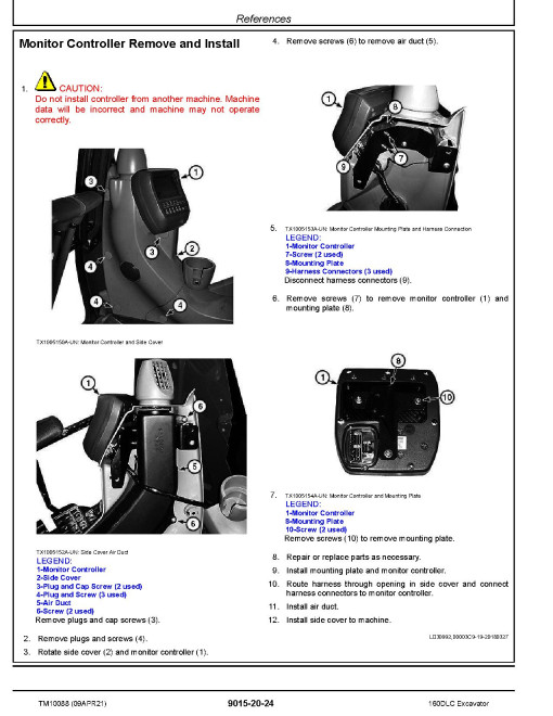 John Deere 160D LC Crawler Excavators Operation and Test Manual (TM10088) John Deere 160D LC Crawler Excavators Operation and Test Manual (TM10088)