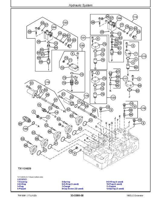 John Deere 160D LC Crawler Excavators Repair Manual (TM10091) John Deere 160D LC Crawler Excavators Repair Manual (TM10091)