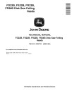 John Deere FD22B, FR22B, FR24B and FS22B Disk Saw Felling Heads Technical Manual (TM10110)