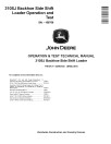 John Deere 310SJ (SN: -159759) Side Shift Backhoe Loaders Operation and Test Manual (TM10131)