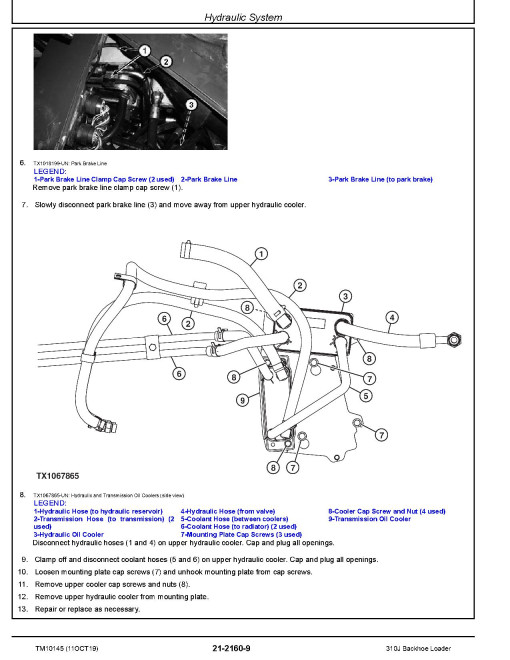 John Deere 310J (SN: -159759) Backhoe Loaders Repair Manual (TM10145)