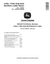 John Deere 310SJ (SN. before 159759) and 315SJ (SN. before 300868) Side Shift Backhoe Loaders Repair Manual (TM10146)