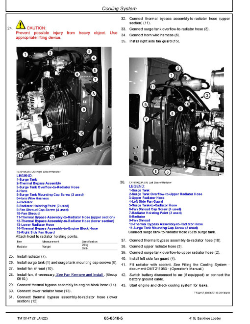 John Deere 410J (SN. before 161616) Backhoe Loaders Repair Manual (TM10147) John Deere 410J (SN. before 161616) Backhoe Loaders Repair Manual (TM10147)