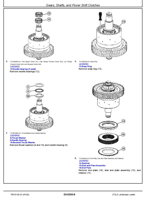 John Deere 210LE (SN. from 888004) Landscape Loaders Repair Manual (TM10149) John Deere 210LE (SN. from 888004) Landscape Loaders Repair Manual (TM10149)