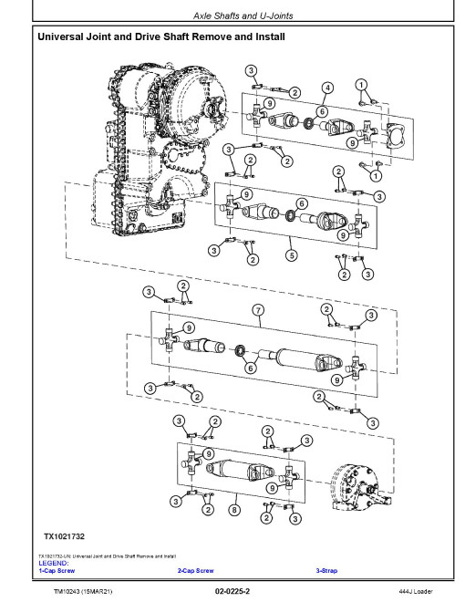 John Deere 444J (SN. from 611275) 4WD Loaders Repair Manual (TM10243) John Deere 444J (SN. from 611275) 4WD Loaders Repair Manual (TM10243)