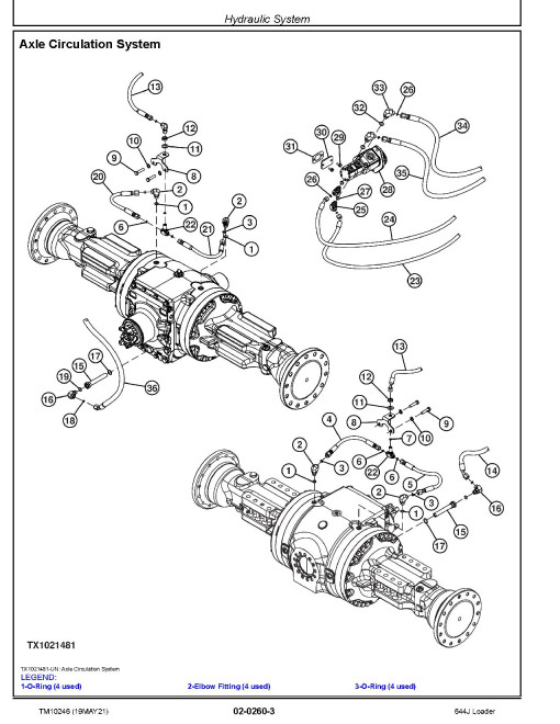 John Deere 644J (SN. from 611232) 4WD Loaders Repair Manual (TM10246) John Deere 644J (SN. from 611232) 4WD Loaders Repair Manual (TM10246)