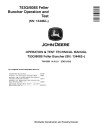 John Deere 753G and TimberJack 608S Tracked Feller Bunchers (SN: 134462-) Operation and Test Manual (TM10280)