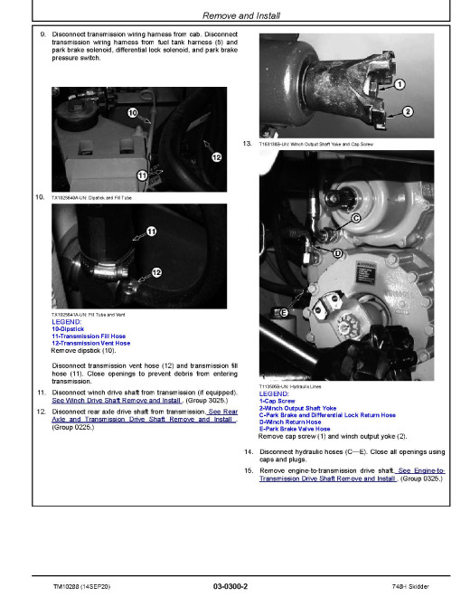 John Deere 748H (SN: -630435) Grapple Skidders Repair Manual (TM10288) John Deere 748H (SN: -630435) Grapple Skidders Repair Manual (TM10288)