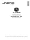 John Deere 3005 (SN. from 000101) Compact Utility Tractors Technical Manual (TM102919)
