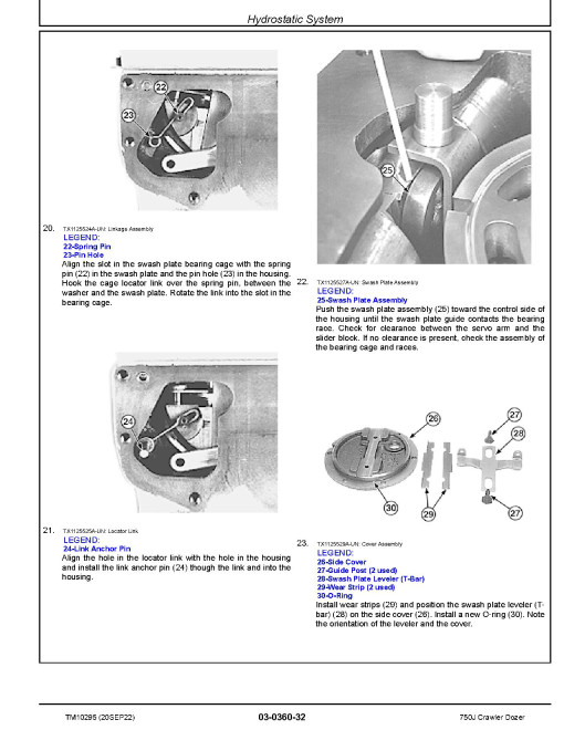 John Deere 750J (SN: 141344-219962) Crawler Dozers Repair Manual (TM10295) John Deere 750J (SN: 141344-219962) Crawler Dozers Repair Manual (TM10295)