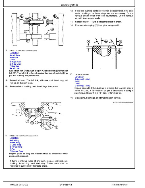 John Deere 750J (SN: 141344-219962) Crawler Dozers Repair Manual (TM10295) John Deere 750J (SN: 141344-219962) Crawler Dozers Repair Manual (TM10295)