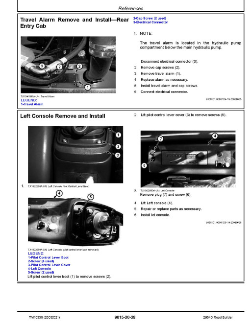 John Deere 2954D Road Builders Operation and Test Manual (TM10330) John Deere 2954D Road Builders Operation and Test Manual (TM10330)