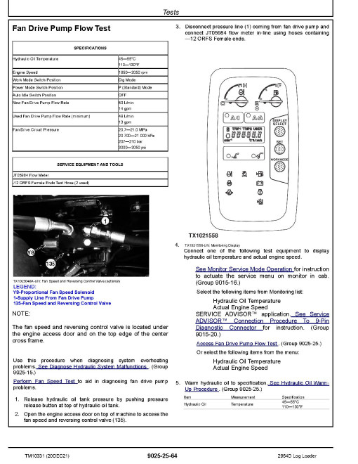 John Deere 2954D Log Loaders Operation and Test Manual (TM10331) John Deere 2954D Log Loaders Operation and Test Manual (TM10331)