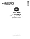 John Deere 2720 Compact Utility Tractors Repair, Test and Adjustments Technical Manual (TM103719)