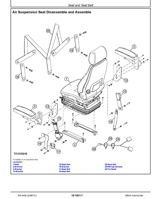 John Deere 2954D Road Builders Repair Manual (TM10406) John Deere 2954D Road Builders Repair Manual (TM10406)