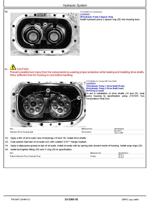 John Deere 2954D Log Loaders Repair Manual (TM10407) John Deere 2954D Log Loaders Repair Manual (TM10407)