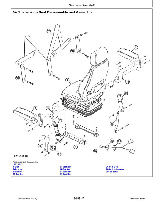 John Deere 2954D Processors Repair Manual (TM10409) John Deere 2954D Processors Repair Manual (TM10409)