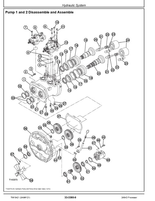 John Deere 2454D Processors Repair Manual (TM10421) John Deere 2454D Processors Repair Manual (TM10421)