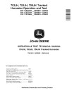 John Deere 703JH, 753JH and 759JH Tracked Harvesters (SN:-220452) Operation and Test Manual (TM10521)