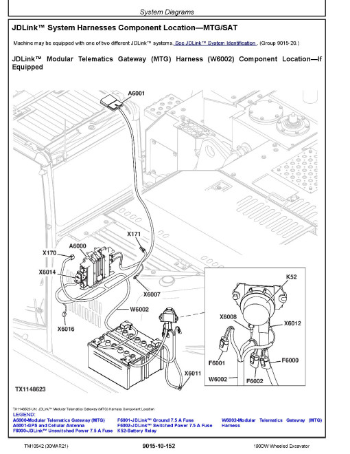 John Deere 190DW Wheeled Excavators Operation and Test Manual (TM10542) John Deere 190DW Wheeled Excavators Operation and Test Manual (TM10542)