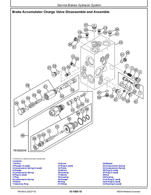 John Deere 190DW Wheeled Excavators Repair Manual (TM10543) John Deere 190DW Wheeled Excavators Repair Manual (TM10543)