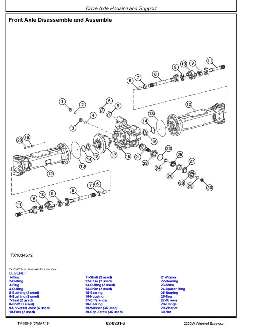 John Deere 220DW Wheeled Excavators Repair Manual (TM10545) John Deere 220DW Wheeled Excavators Repair Manual (TM10545)