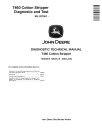 John Deere 7460 (SN. from 027001) Cotton Strippers Diagnostic Manual (TM106619)