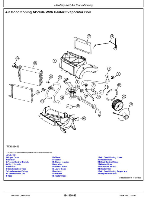 John Deere 444K (SN. before 642100) 4WD Loaders with Tier3 Engine 4045HDW54 Repair Manual (TM10685) John Deere 444K (SN. before 642100) 4WD Loaders with Tier3 Engine 4045HDW54 Repair Manual (TM10685)