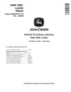 John Deere 544K (SN. before 642664) 4WD Loaders with Tier3 Engine 6068HDW74 Repair Manual (TM10689)