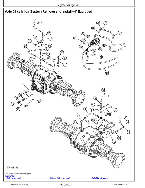 John Deere 624K (SN. before 642634) 4WD Loaders with 6068HDW79 Tier3, 6068HDW83 Stage2 Engines Repair Manual (TM10691) John Deere 624K (SN. before 642634) 4WD Loaders with 6068HDW79 Tier3, 6068HDW83 Stage2 Engines Repair Manual (TM10691)