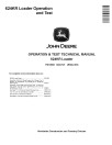 John Deere 624KR 4WD Loaders Operation and Test Manual (TM10692)