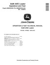 John Deere 644K (SN. before 642443) 4WD Loaders with 6068HDW80 Tier3, 6068HDW83 Stage2 Engines Operation and Test Manual (TM10694)