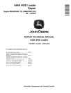 John Deere 644K (SN. before 642443) 4WD Loaders with 6068HDW80 Tier3, 6068HDW83 Stage2 Engines Repair Manual (TM10695)