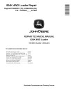 John Deere 824K (SN. before 641969) 4WD Loaders with 6135HDW01 Tier3, 6135HDW03 Stage2 Engines Repair Manual (TM10699)