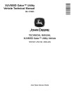 John Deere XUV855D (SN. from 010001) Gator Utility Vehicles Technical Manual (TM107219)