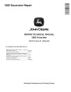 John Deere 120D Crawler Excavators Repair Manual (TM10737)