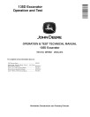 John Deere 135D Crawler Excavators Operation and Test Manual (TM10742)