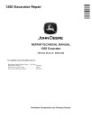 John Deere 135D Crawler Excavators Repair Manual (TM10743)