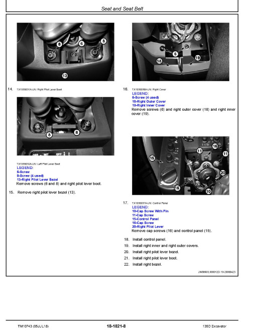 John Deere 135D Crawler Excavators Repair Manual (TM10743) John Deere 135D Crawler Excavators Repair Manual (TM10743)