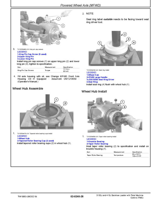 John Deere 410J Backhoe Loaders and 310SJ Side Shift Loaders with TMC Repair Manual (TM10853) John Deere 410J Backhoe Loaders and 310SJ Side Shift Loaders with TMC Repair Manual (TM10853)