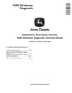 John Deere R450 Self-Propelled Windrowers Diagnostic Manual (TM108719)