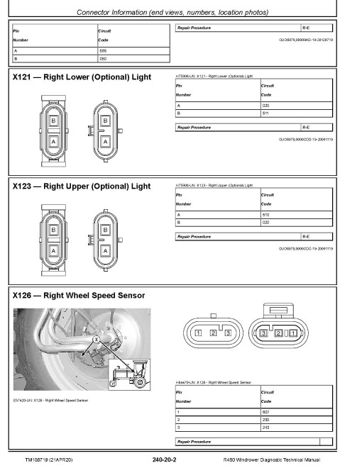 John Deere R450 Self-Propelled Windrowers Diagnostic Manual (TM108719) John Deere R450 Self-Propelled Windrowers Diagnostic Manual (TM108719)