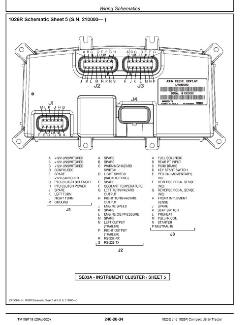 John Deere 1023E and 1026R Compact Utility Tractors (SN. from 010001) Technical Manual (TM109719) John Deere 1023E and 1026R Compact Utility Tractors (SN. from 010001) Technical Manual (TM109719)