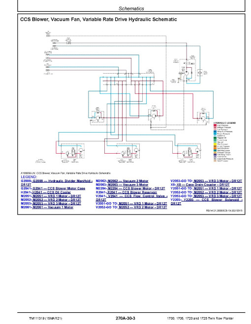 John Deere Twin Row 1700, 1705, 1720 and 1725 Planters Diagnostic Manual (TM111319) John Deere Twin Row 1700, 1705, 1720 and 1725 Planters Diagnostic Manual (TM111319)