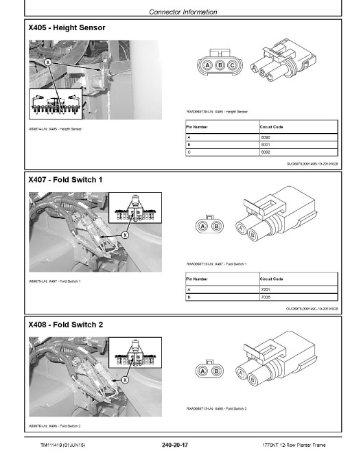 John Deere 12 Row 1770NT (SN. from 740101) Planters Diagnostic Manual (TM111419) John Deere 12 Row 1770NT (SN. from 740101) Planters Diagnostic Manual (TM111419)