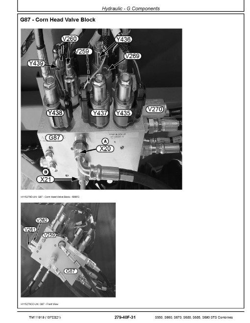 John Deere S550, S660, S670, S680, S685 and S690 STS Combines with iT4 Engine (SN: 745101-765000) Diagnostic Manual (TM111919) John Deere S550, S660, S670, S680, S685 and S690 STS Combines with iT4 Engine (SN: 745101-765000) Diagnostic Manual (TM111919)