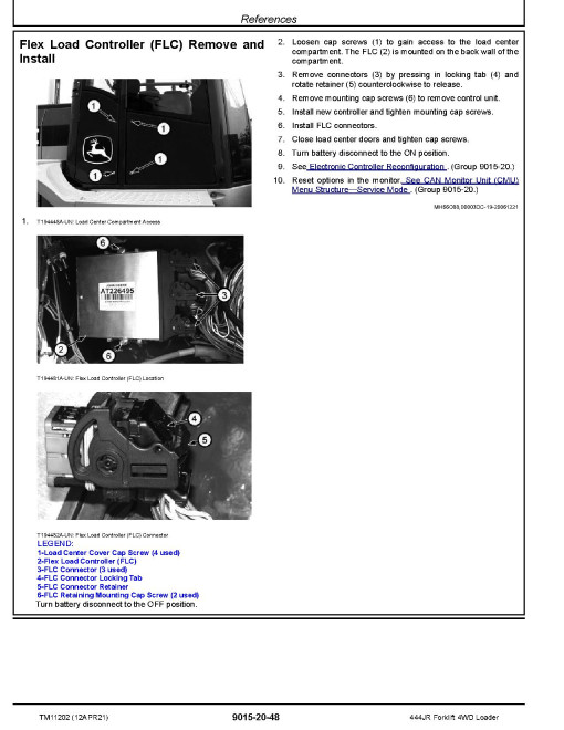 John Deere 444JR (SN. from 620388) Diesel Forklift Loaders Operation and Test Manual (TM11202) John Deere 444JR (SN. from 620388) Diesel Forklift Loaders Operation and Test Manual (TM11202)